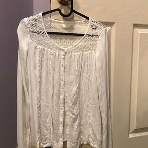 Aeropostale button up tunic